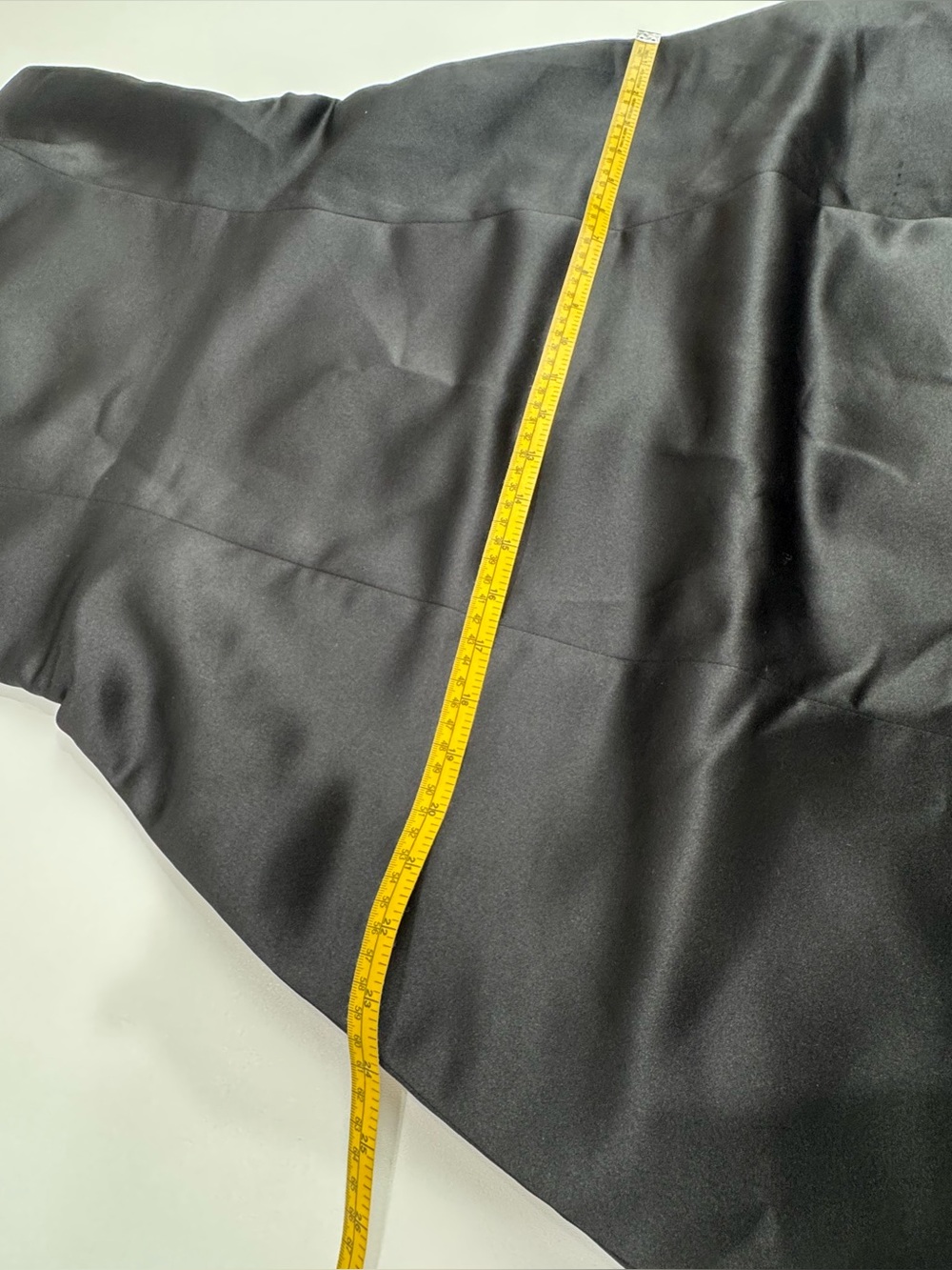 BCBGMAXAZRIA Black Satin Midi Fit & Flare Strapless Cocktail Dress Size 12 - Picture 11 of 15
